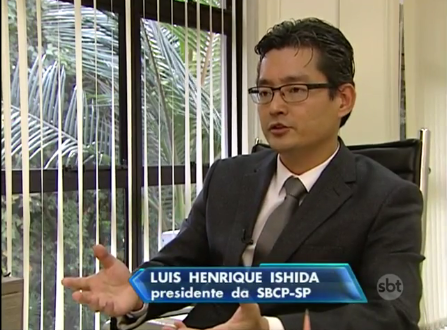 Dr Ishida, pres. da SBCP-SP em entrevista ao SBT