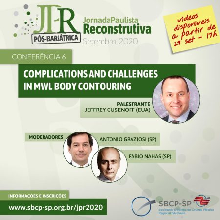 Conferência VI “Complications and Challenges in MWL Body Contouring”